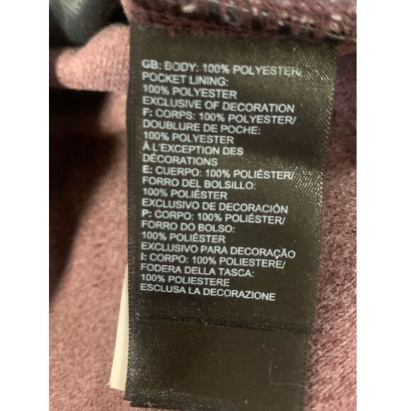 The North Face Women's MEDIUM Full Zip Hoodie Jacket, Wine - Picture 5 of 5